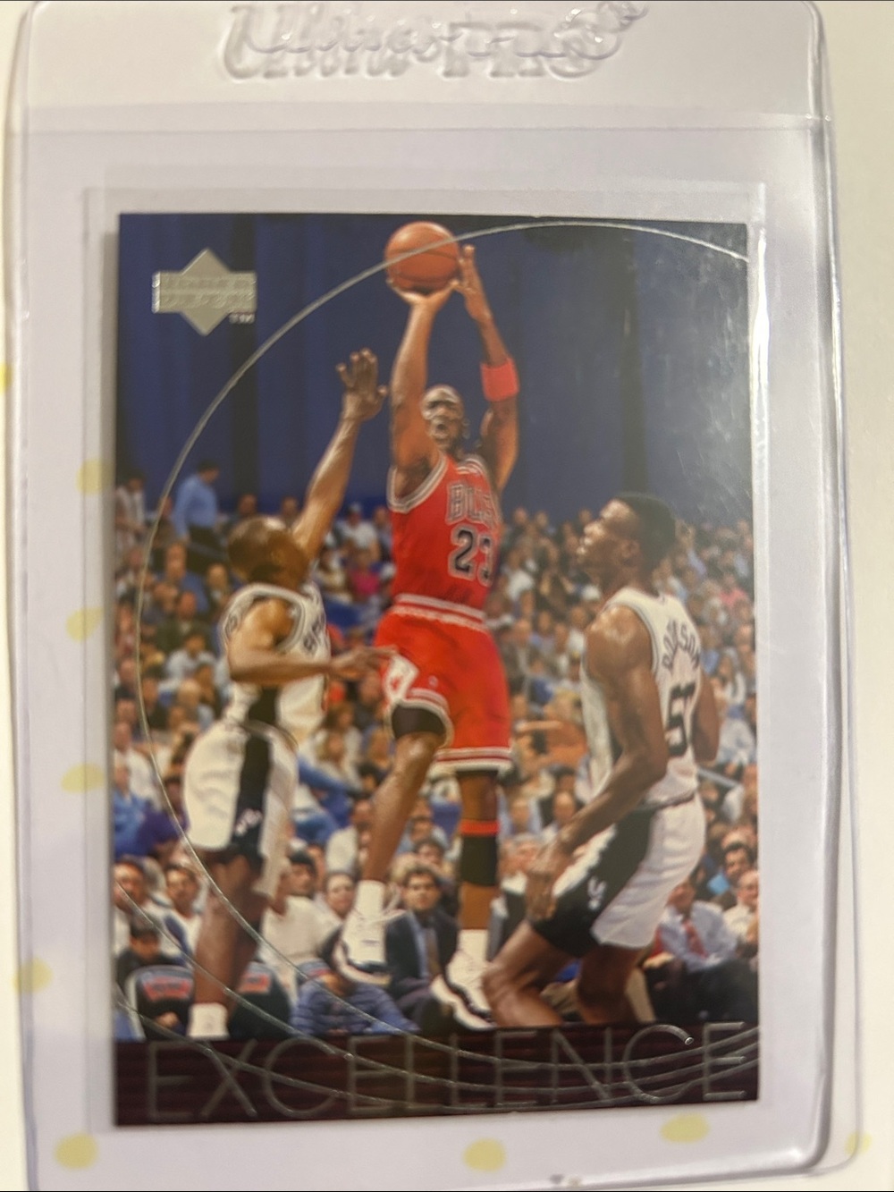 Michael Jordan Basketball Trading Card - Red